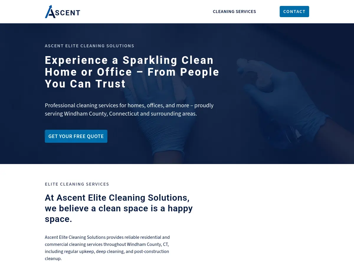 Screenshot of ascent-pros.com